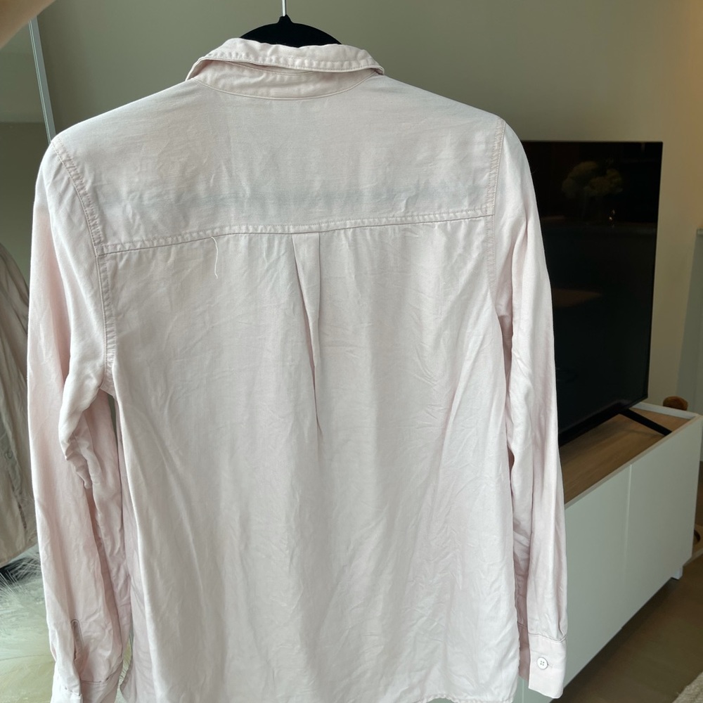 Pink denim button down - Picture 4 of 4